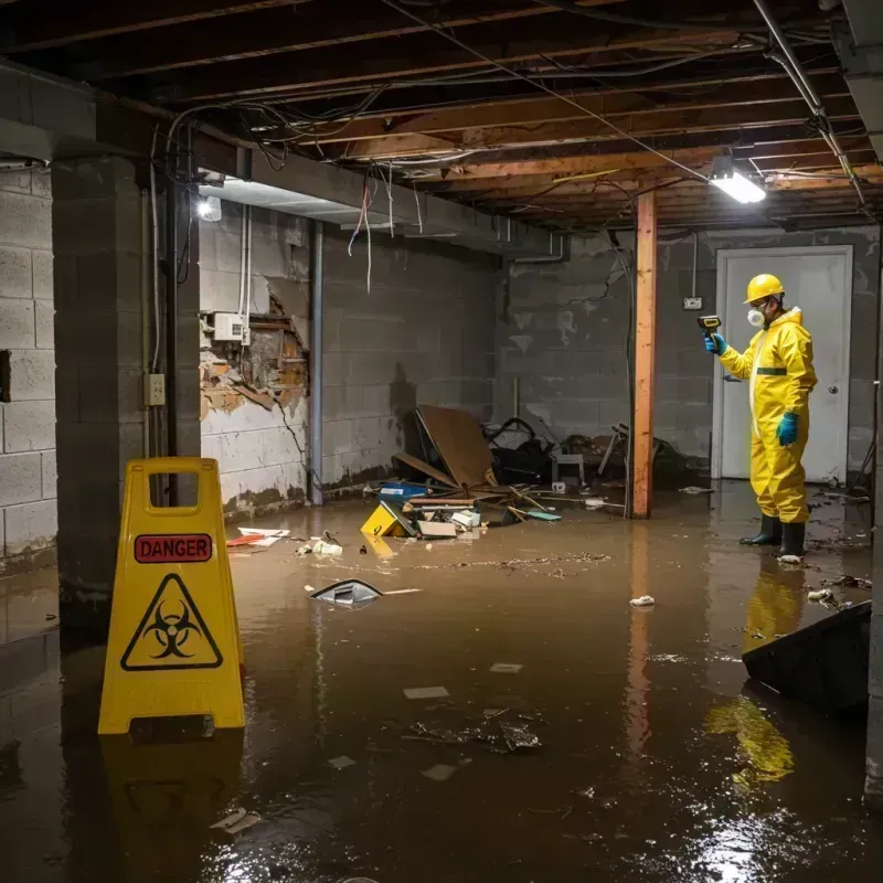 Flooded Basement Electrical Hazard in Morovis, PR Property